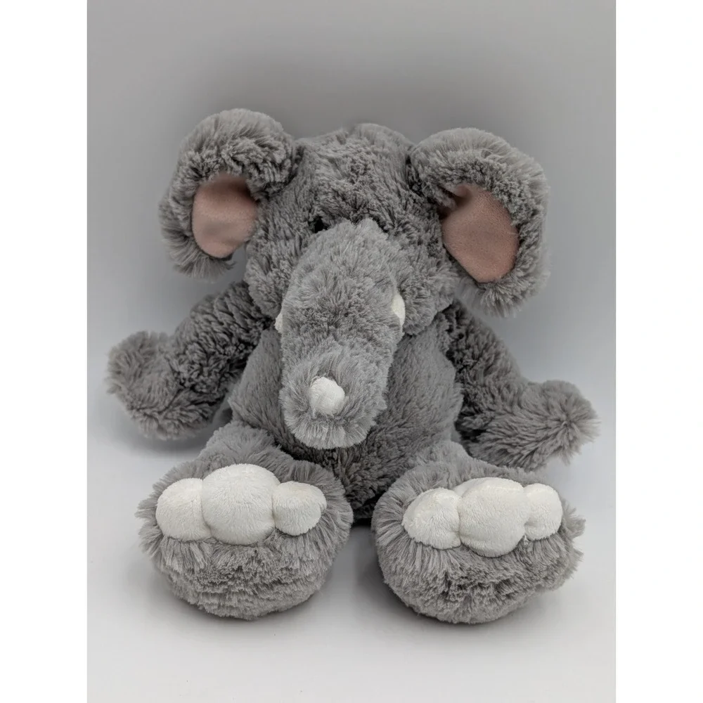 Walmart Gray Elephant Plush Big Feet 12‎ Inch Stuffed Animal Toy